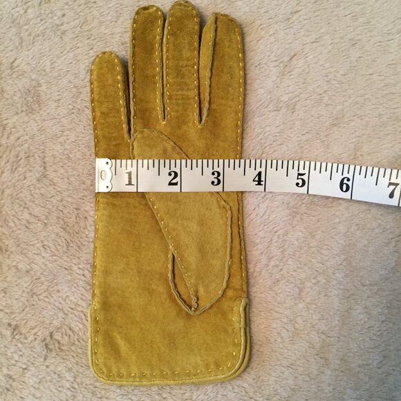 JORDACHE suede gloves size 6.5 - Picture 8 of 10